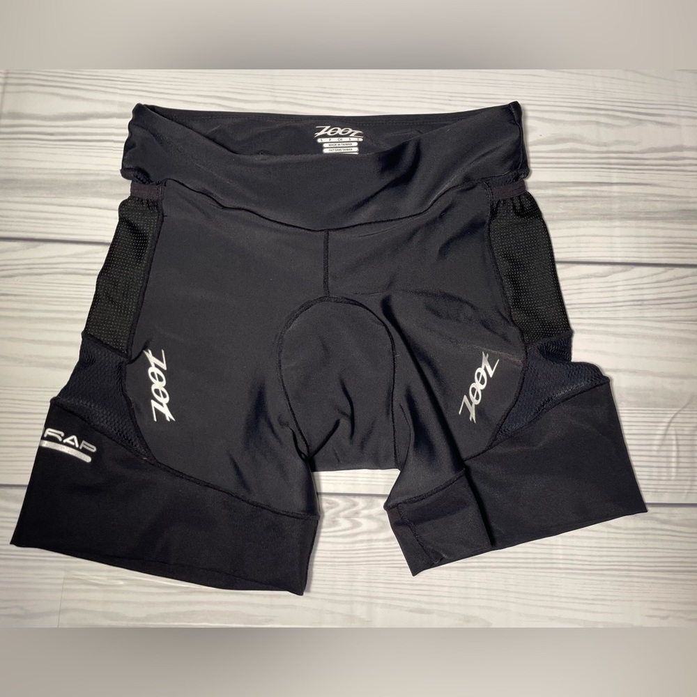 Zoot Women's Black Tri Bike Shorts Small Good Used Condition
